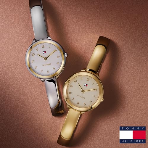 Tommy Hilfiger Demi with Quartz Basic Analog Gold Dial Gold Stainless Steel Strap Watch for Women - TH1782895W