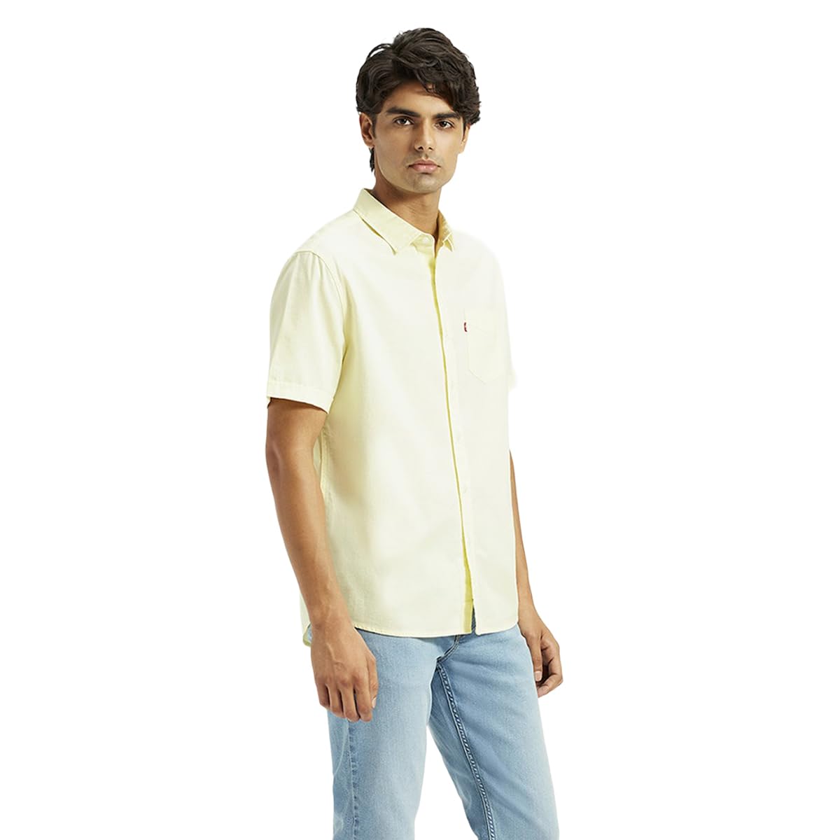 Levi's Men's Regular Fit Shirt (32908-0366_Yellow