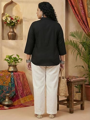 Angoori Fashion Women Solid Formal Shirt |Rayon Fabric |Plus Size Shirt for Women| (S-10XL)