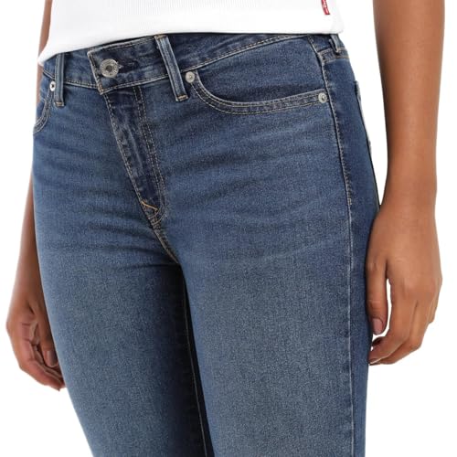 Levi's Women's 711 Skinny Fit Mid-Rise Jeans Blue
