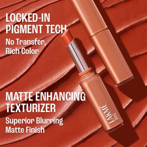 Lakme 9to5 Lip Tattoo Matte Slim Stick, Burgundy Passion, 2g, for Intense Color and Full Coverage, with Bakuchiol and Vitamin E, Smudgeproof and Waterproof, Long-Lasting Lipstick for Women (Pack of 2)