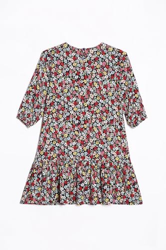 Allen Solly Girls Multi-Coloured Printed Regular Fit Casual Dress