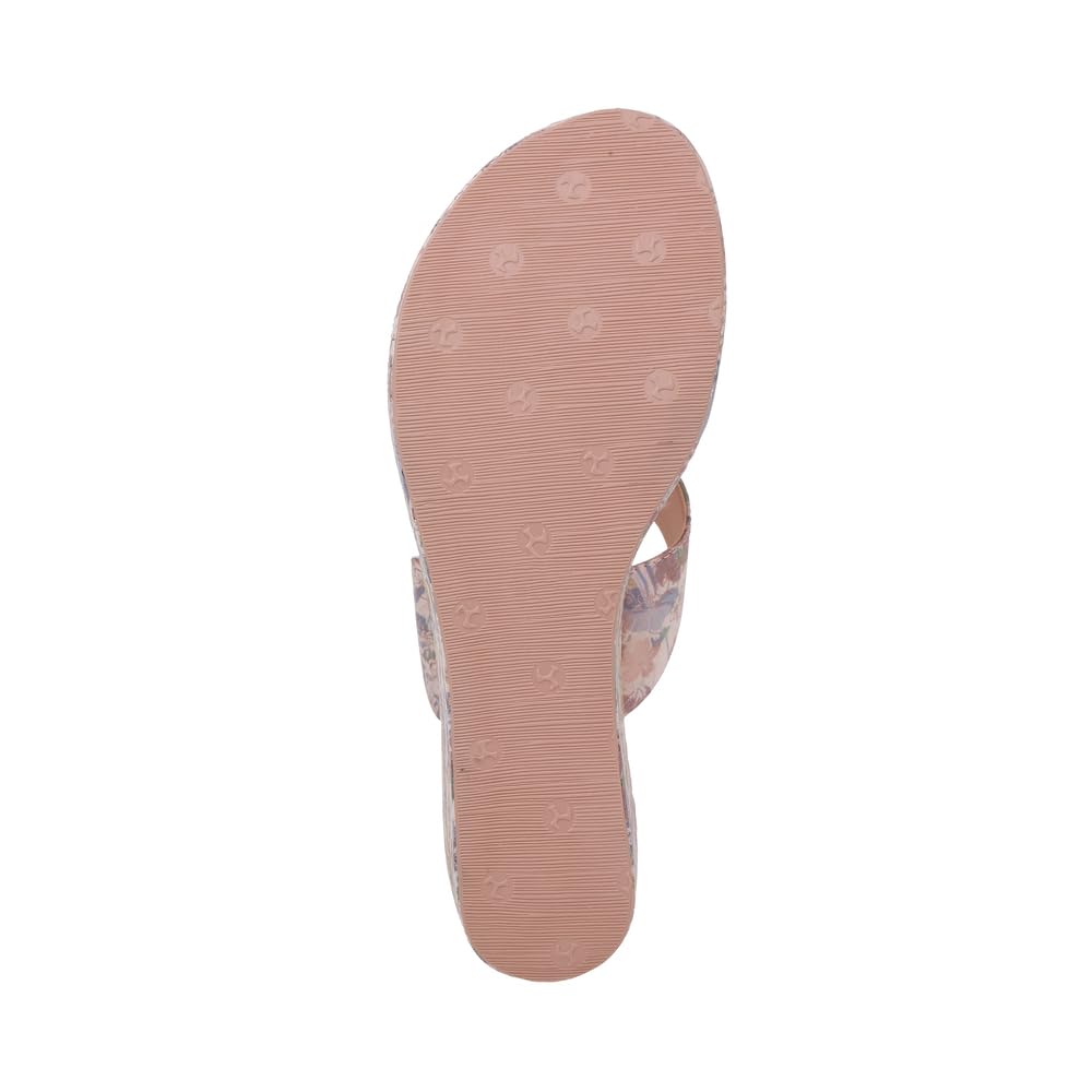 Mochi Women Peach High Wedge Heel Fashion Slip-on Sandal UK/5 EU/38 (34-275)