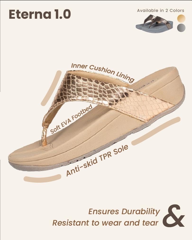 Indifeet Sandals for Women Woman Stylish Flats Slippers Ladies Daily Use Flat Footwear Womens Fancy Chappal Foot Wear Women’s Comfortable Sandal Slipper Latest Thong Chapal Soft Chappals Silver UK-5