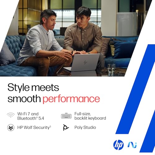 HP OmniBook Ultra, AMD Ryzen AI 9 HX 375 Next Gen AI Laptop, (32GB LPDDR5X,1TB SSD), 2.2K, Anti-Glare,14''/35.6cm,Win11, M365, Copilot+,Office24, Silver,1.57kg, 5MP Camera w/Privacy Shutter, fd0009AU