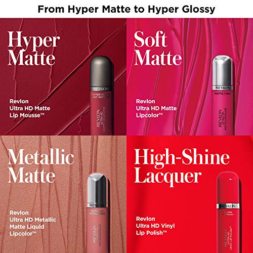 REVLON Ultra HD Velvety Matte Liquid Lipstick (665 Intensity, 0.16 oz)