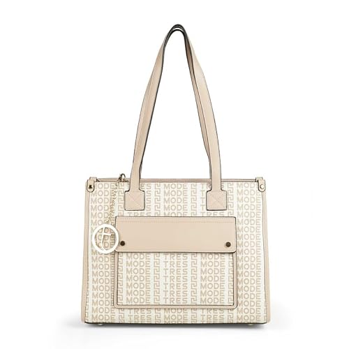 tresmode RIGA Beige Women's Vegan Leather Handbag