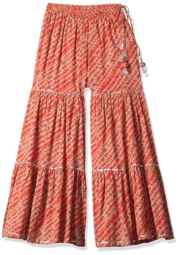Biba Girls Girl's Cotton Kurta Set with Dupat (KW4670AW22AQUCRL_Blue