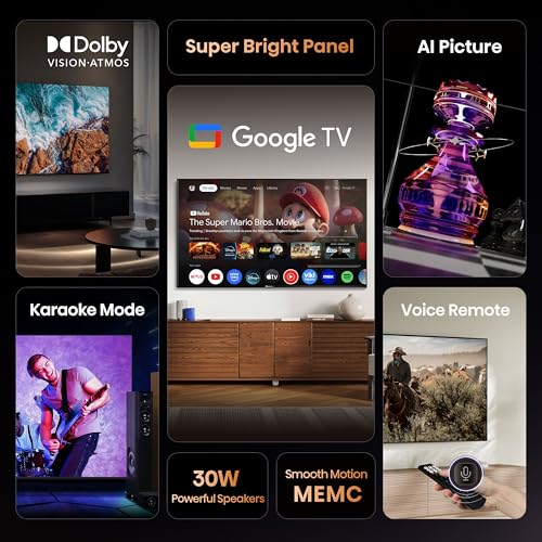 Hisense 108 cm (43 inches) E6S Series 4K Ultra HD Smart LED Google TV 43E6S