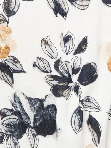 Max Women's Polycotton Modern Midi Dress (DTI3601_Ivory