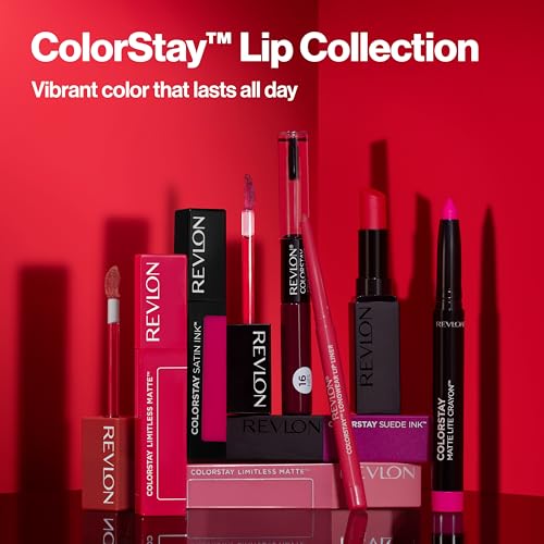 Revlon Liquid Lipstick with Clear Lip Gloss, ColorStay Overtime Lipcolor, Dual Ended with Vitamin E, 340 Eternally Tan, 4 ml