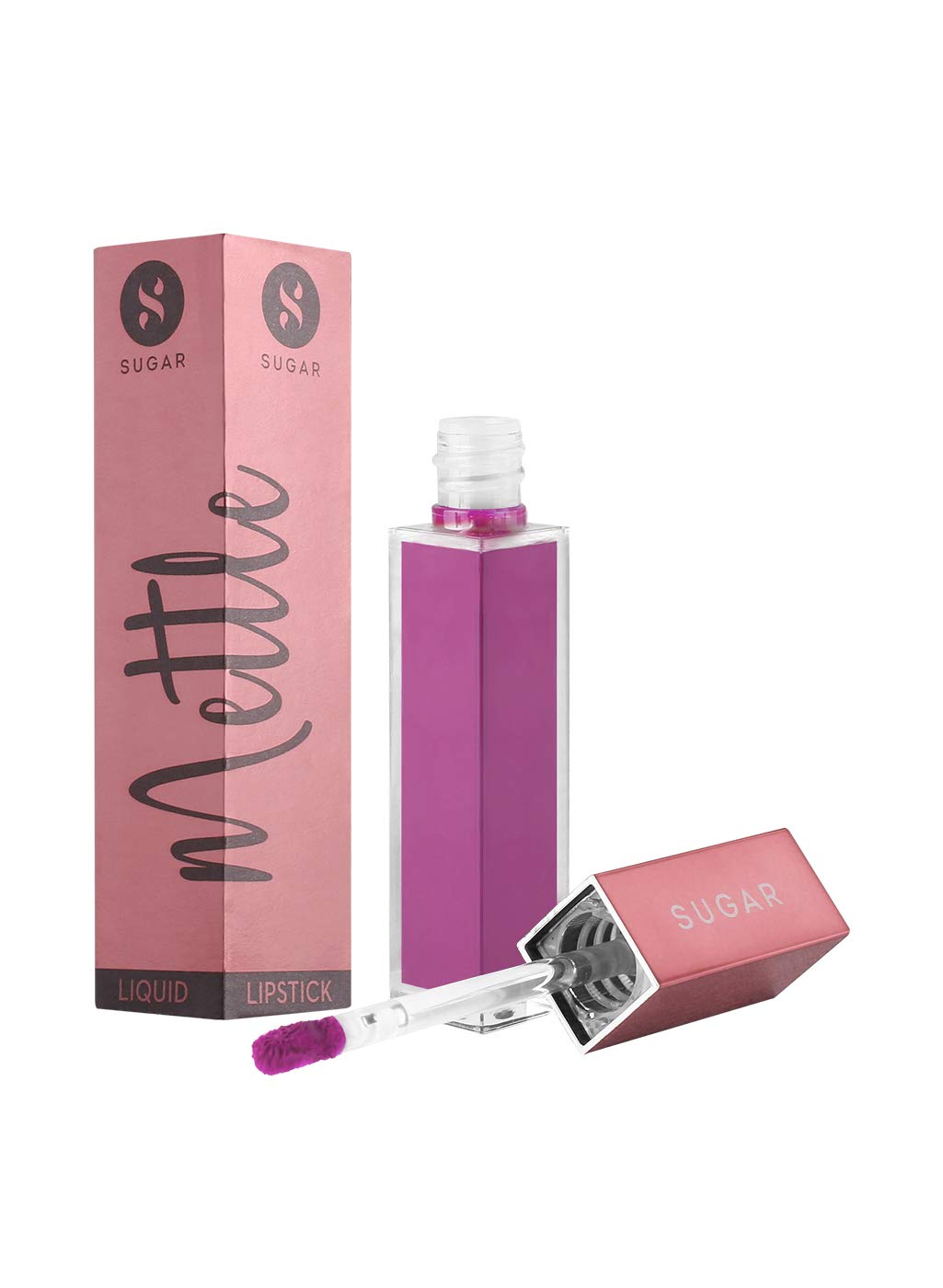SUGAR Cosmetics Mettle Matte Liquid Lipstick For Women | Highly Pigmented | Transferproof & Long Lasting |7Ml - 01 Lyra (Cool Toned Plum)