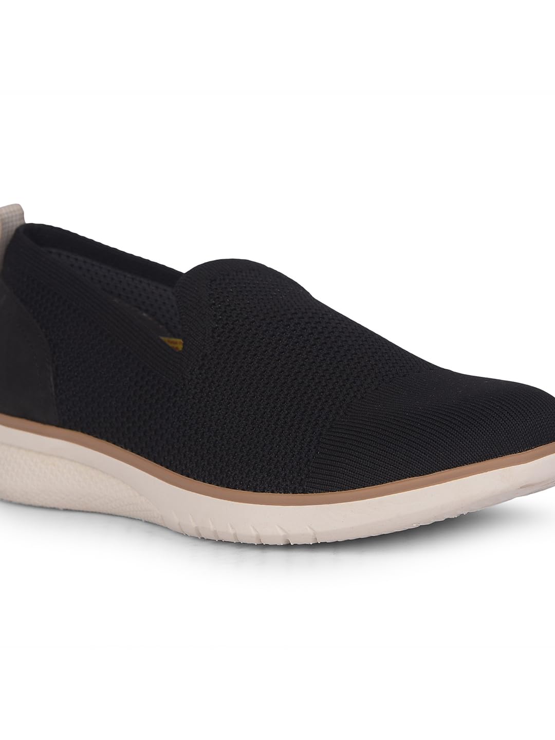 Hush Puppies Advance Knit Loafer Womens Loafers Black - 6 UK