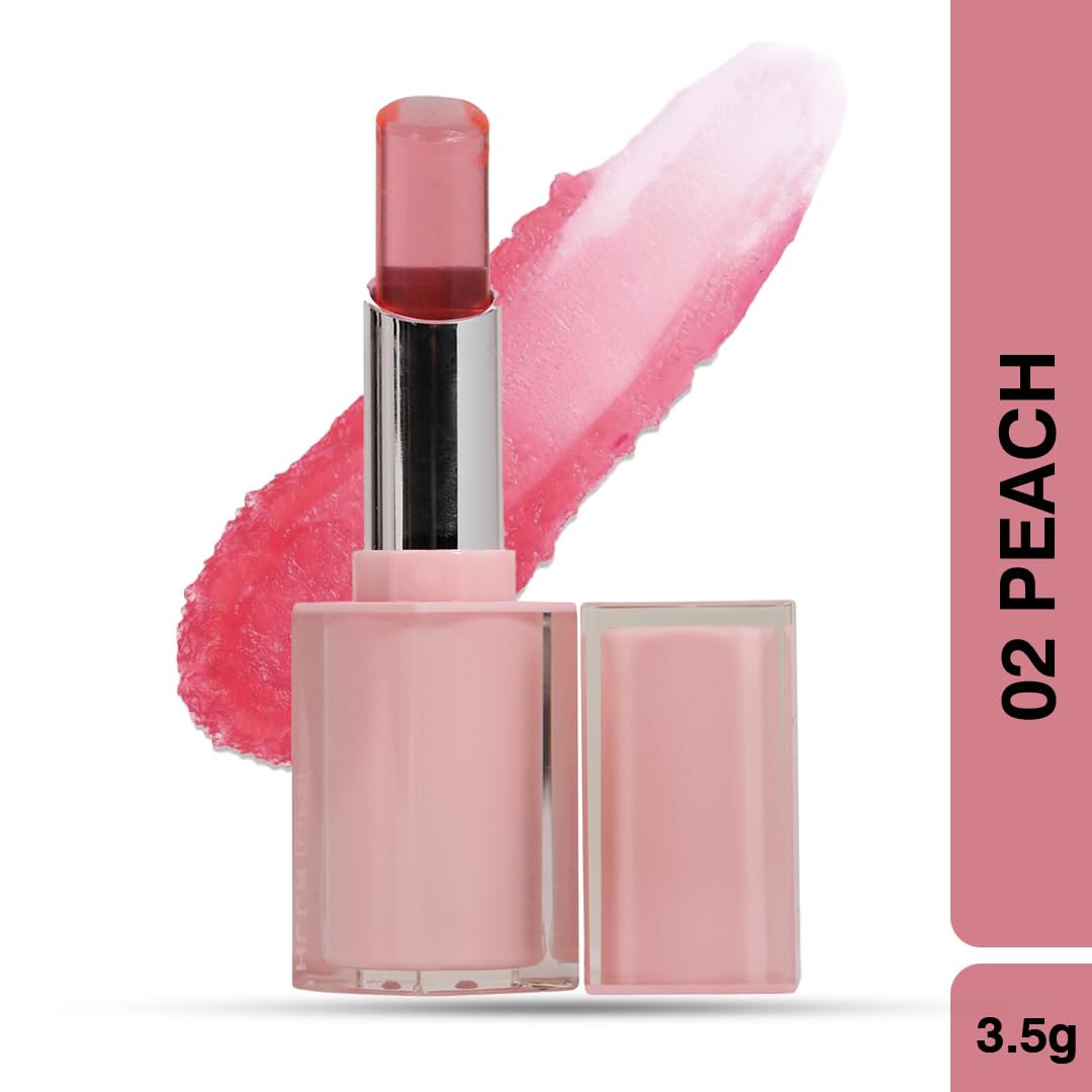 Seven Seas Rouge Gel Lipstick Smooth Texture Glass Finish Peach