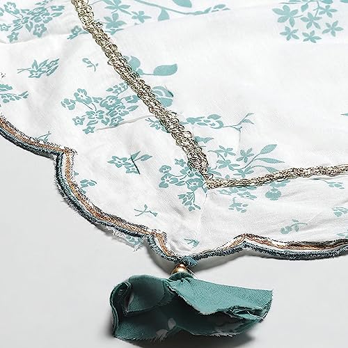 BIBA GIRL PRINTED RELAXED KID(KW5165_SEA GREEN_11)