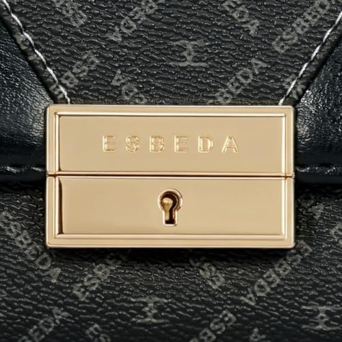 ESBEDA Black Color Glamour Lock Wallet for Women