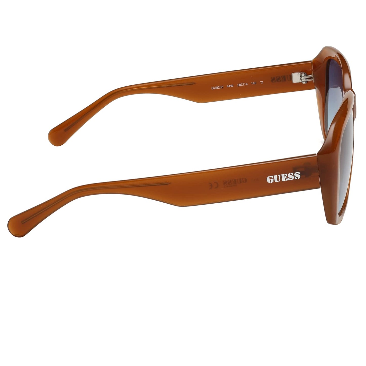 GUESS Gradient Square Women Sunglasses - (GU8233 44W 58 S |58| Blue Color Lens)