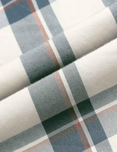 U.S.Polo ASSN. Men's Checkered Tailored Fit Shirt (USSHT3050_Teal