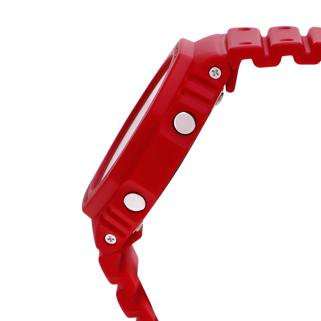 Casio G-Shock GA-2100-4ADR Analog-Digital Red Dial Men Watch Red Resin Strap (G988)