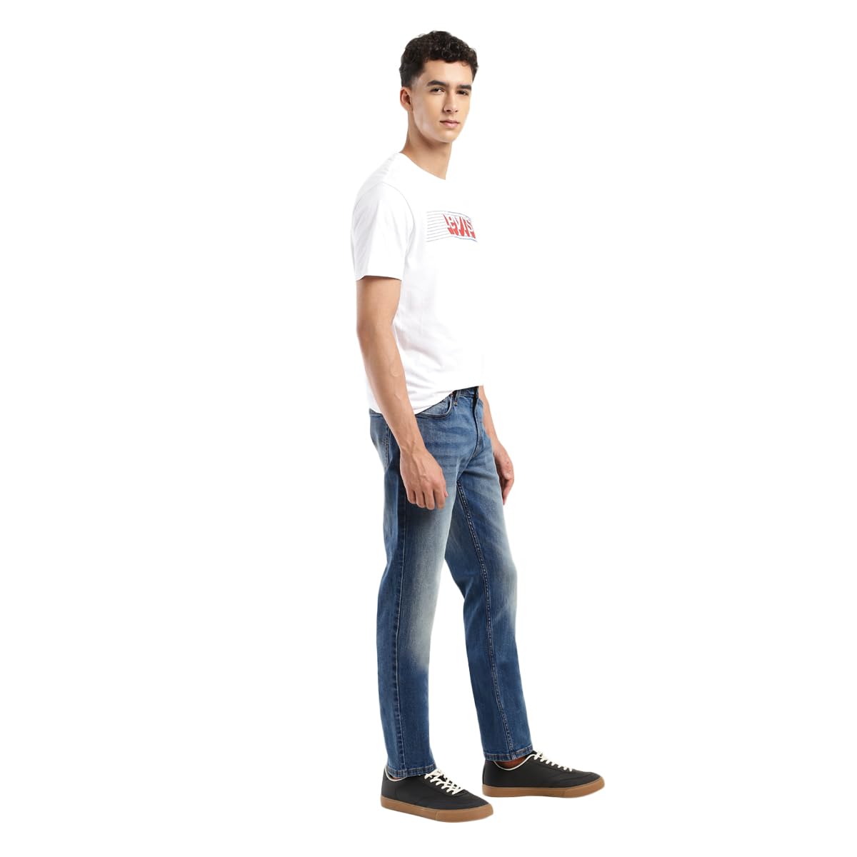 Levi's Men's Mid Rise Slim Jeans (A7087-0159_Blue, 32