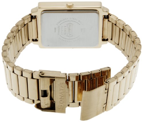 Sonata Analog Gold Dial Men's Watch-NL7078YM04/NP7078YM04