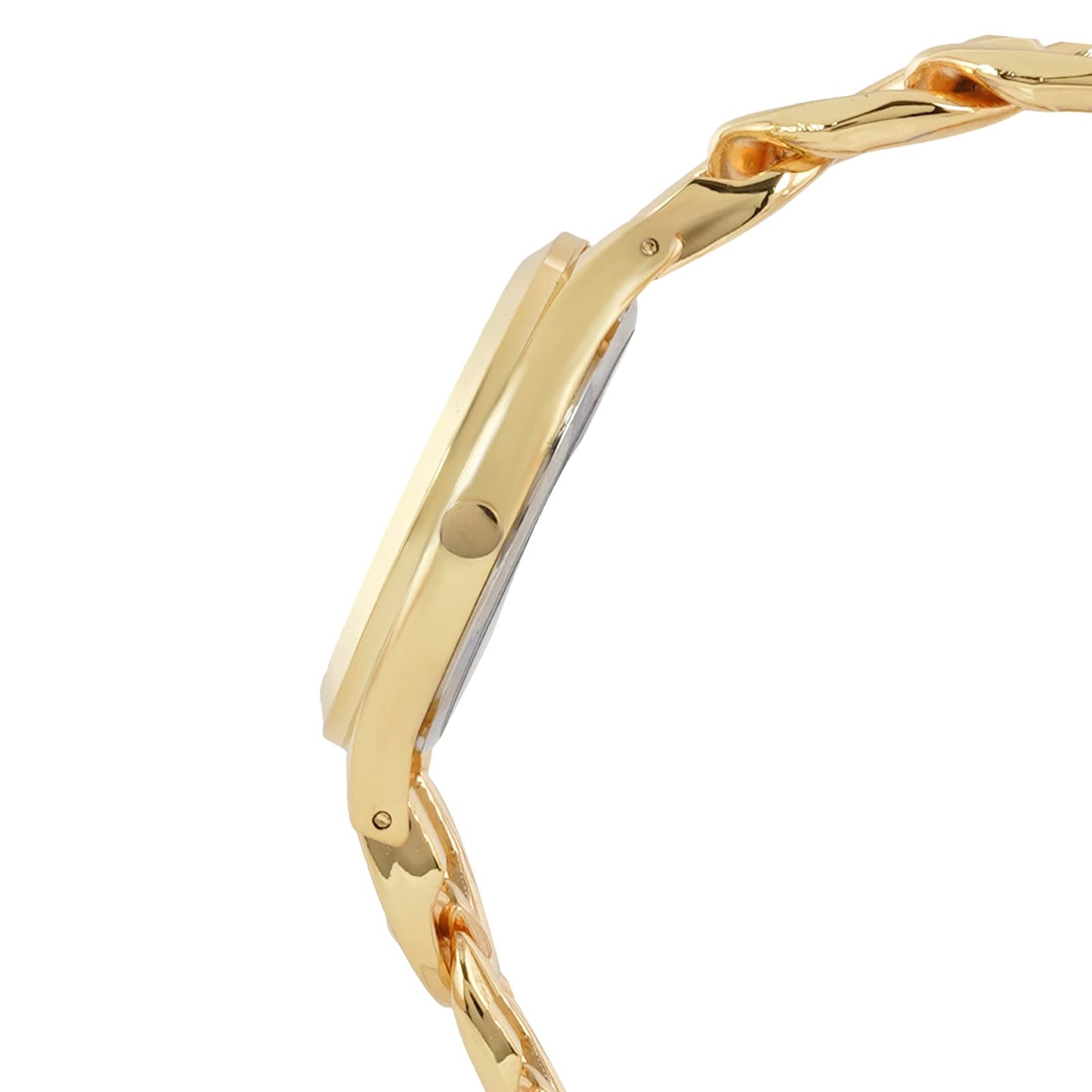 Joker & Witch Vegas 32mm White Dial 14mm Gold Stainless Steel Watch for Women