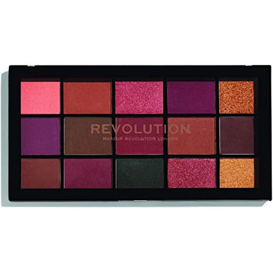 Makeup Revolution Re-Loaded Eyeshadow Palette Newtrals 3, Makeup Eyeshadow Palette, Includes 15 Shades, Lasts All Day Long, Vegan & Cruelty Free, 16.5g