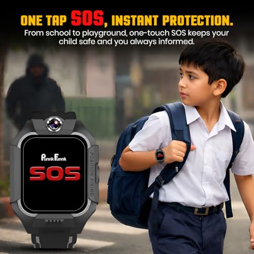 PunnkFunnk Kids Smart Watch with Camera & Fitness Tracker + Bluetooth Karaoke Speaker with Dual Mic | Educational Touch Watch & RGB Music Box Combo for Boys & Girls