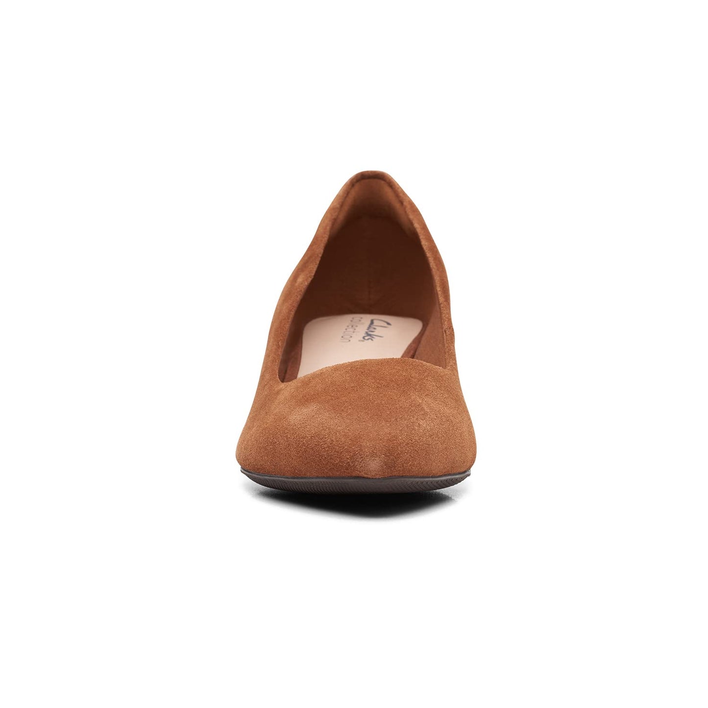 Clarks Women Teresa Step Pump Dark Tan S UK-6