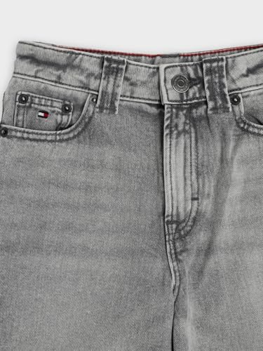 Tommy Hilfiger Girl's Loose Jeans (F25KGDB001_Grey_9-10Y)