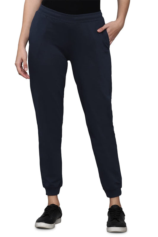 Allen Solly Women's Regular Sweatpants (Navy)