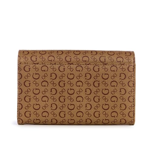 GUESS Mocha Monogram Saffron Phone Organizer