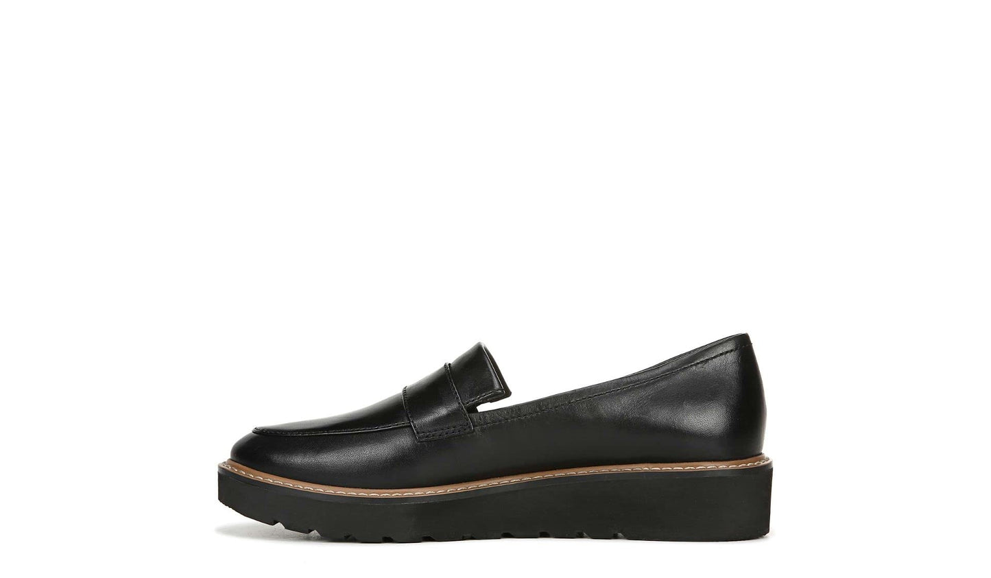 Naturalizer Women's Adiline Slip On/Loafer/Moc, Black Leather 7 M US