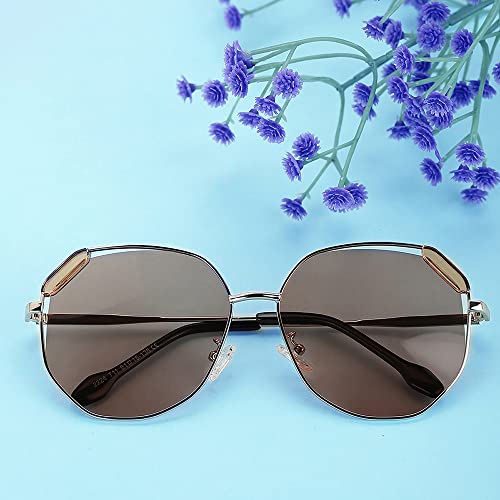Carlton London Women Round Sunglasses With UV Protected Lens, Brown