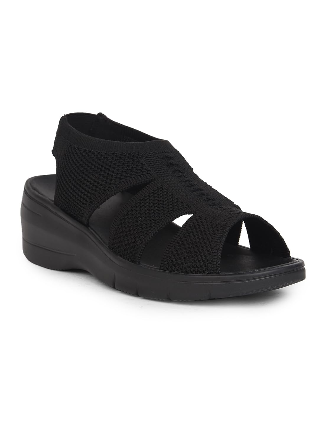 Hush Puppies Women's Wedge Heel Sandals - Black (4Uk)