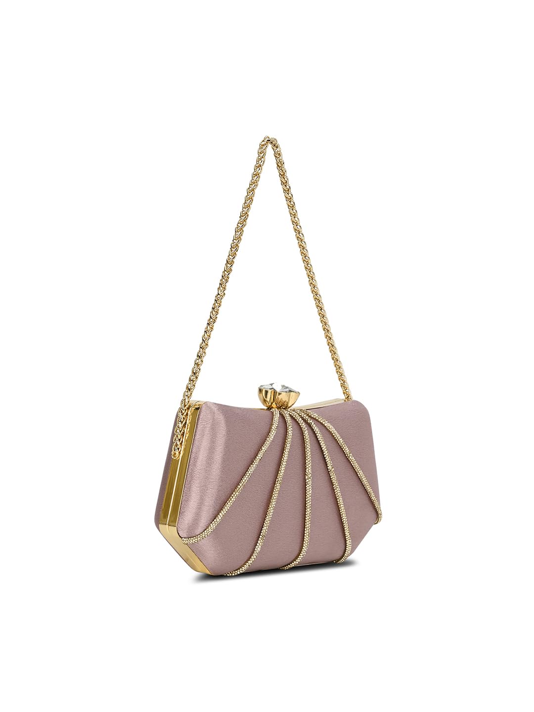 Lavie Signature Women's Akron Handle Framed Clutch | Ladies Purse | Gift For Women