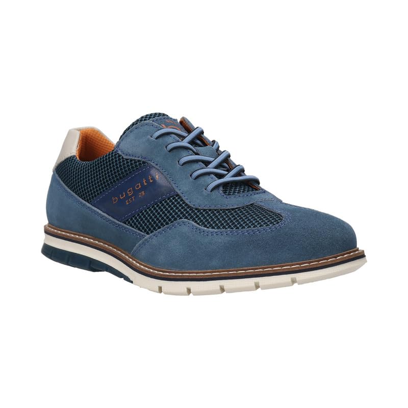 Bugatti Simone Comfort Blue Men's Wide Sneakers - UK 8