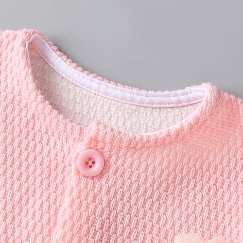 Hopscotch Hoscotch Girls Solid Multi Full Sleeves Jeans Set For Ages(12-18 Months)