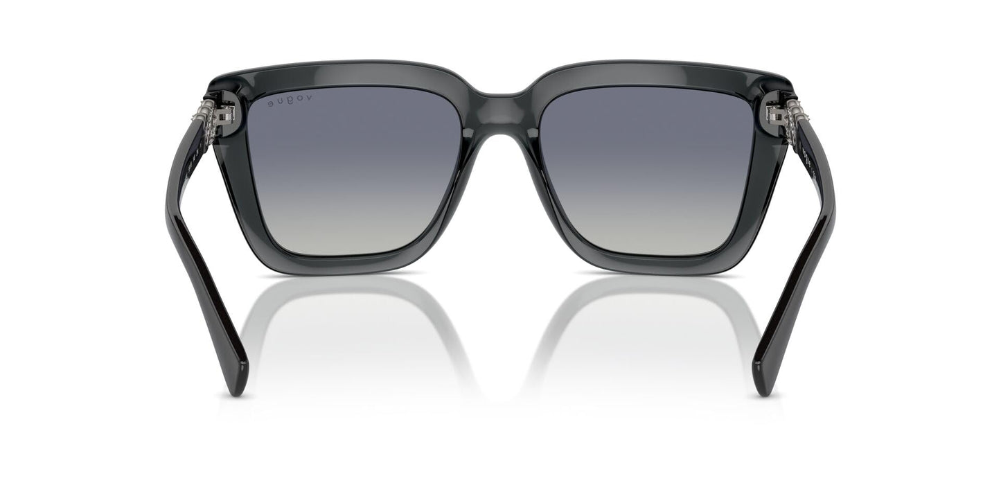 VOGUE EYEWEAR Women Gradient Blue Lens Butterfly Sunglasses - 0VO5575SB31324L55