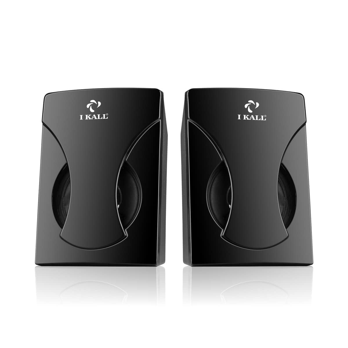 IKALL IK22 Premium Speaker System | 40W Sound | Bluetooth, USB, Aux Connectivity | Stylish Design | 2.1 Channel (Black)