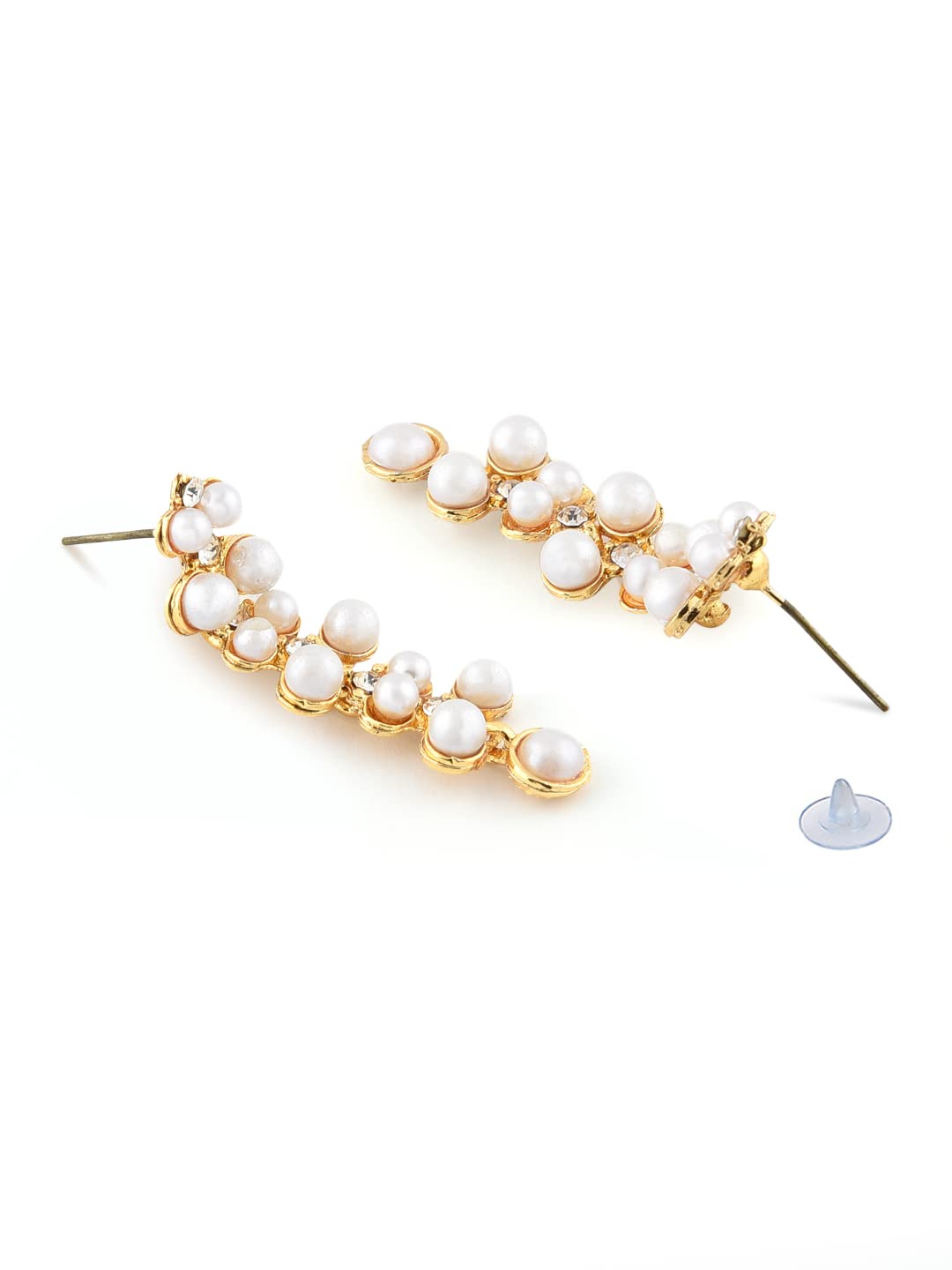 ZAVERI PEARLS Contemporary Look Pearls Choker Jewellery Set For Women-ZPFK9439