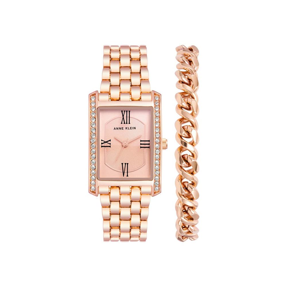 Anne Klein Analog Rose Gold Dial Women's Casual Watch