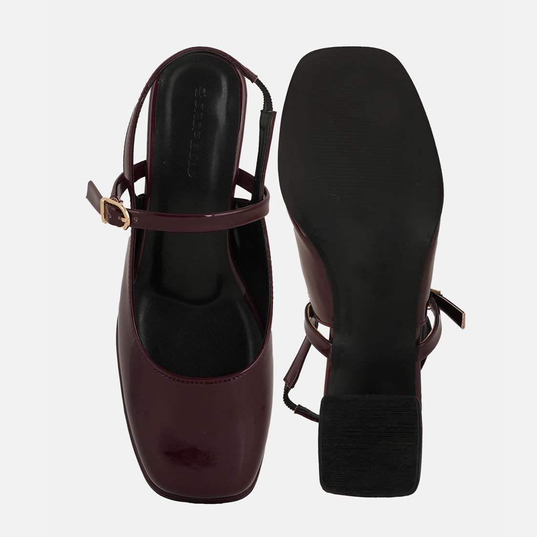 DROP BOLD | Elegant Square Toe Mules Block Heel Sandals for Women & Girls – Stylish, Comfortable Footwear for Every Occasion