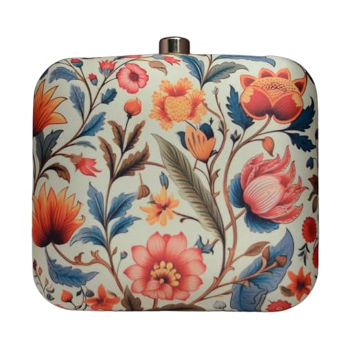 Artklim Floral Printed Clutch