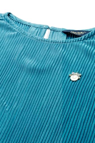 Allen Solly Girl's Regular Fit Blouse (AGTSERGFK45940_Blue
