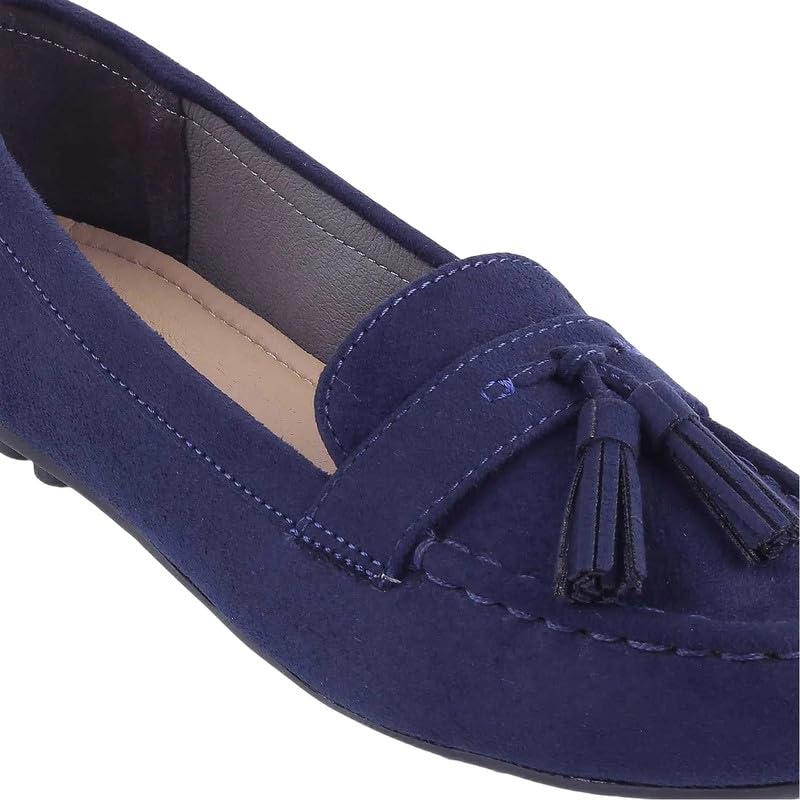 tresmode Jonum Black Women's Casual Loafers in Size 3 UK / 36 EU