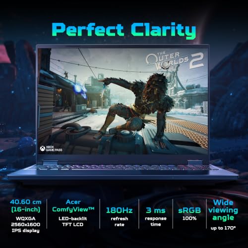 Acer Predator Helios Neo 16, Intel Core i7-14650HX, NVIDIA GeF RTX 5070-12GB DR7, 16GB DDR5/ 1TB SSD, 16"/40.6cm WQXGA IPS, 180Hz/92Whr, Win 11H, Abyss Black, 2.5Kg, PHN16-I31, RGB KB, Gaming Laptop