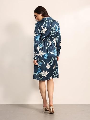 Kazo Azure Midi Dress (Teal S)