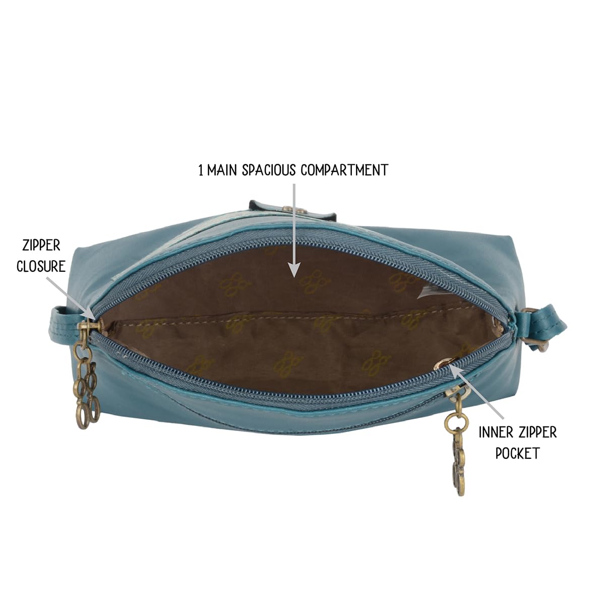 Baggit Women Green Bowling Sling Bag Xl Size | Ladies Stylish Casual Cross Body Purse Handbag