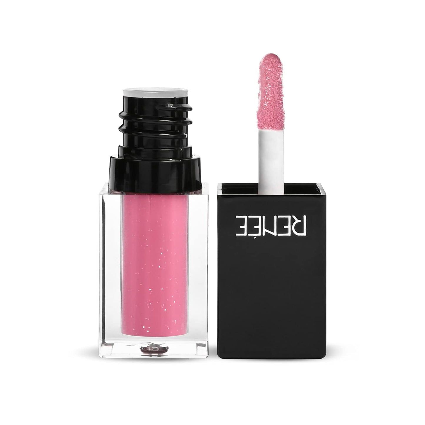 Renee See Me Shine Lip Gloss - Pink Pow Wow 2.5ml | Glossy Non Sticky & Non Drying Formula | Long Lasting Moisturizing Effect | Compact and Easy to Carry